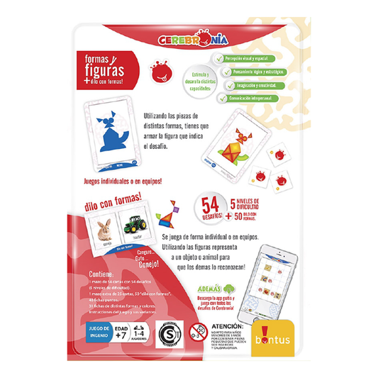 Juego de Mesa Formas Y Figuras Bontus
