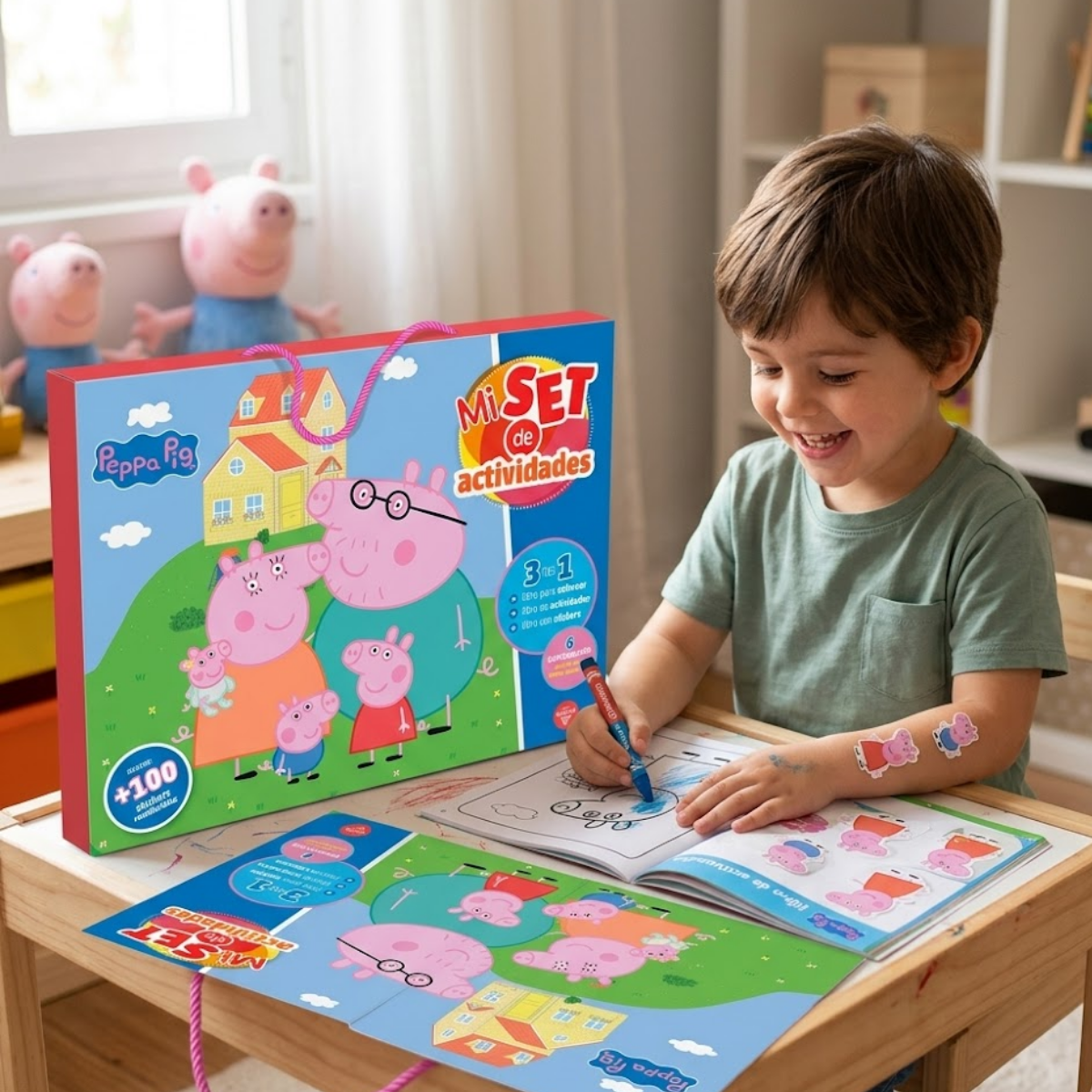 Set de Actividades Peppa Pig 3 en 1