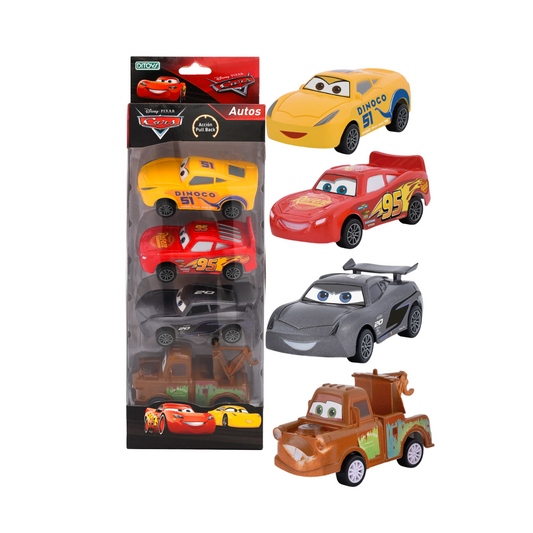 Autos Cars Pull Back Por 4