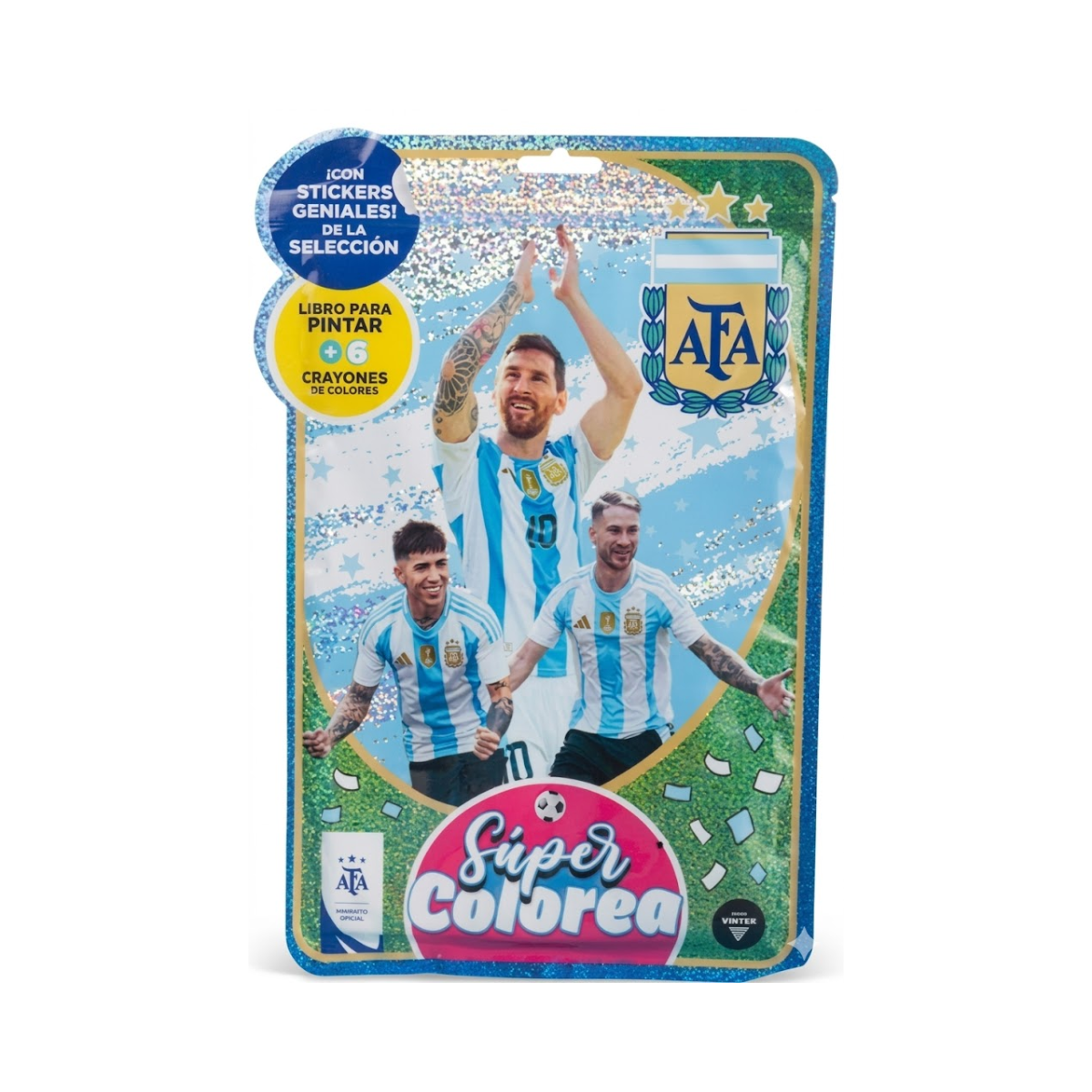 Set de Arte Súper Colorea Selección Argentina AFA