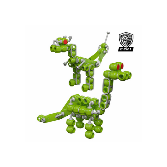 Juego De Construcción Dinosaurios Armatron Dinoflex 2 En 1 Rasti