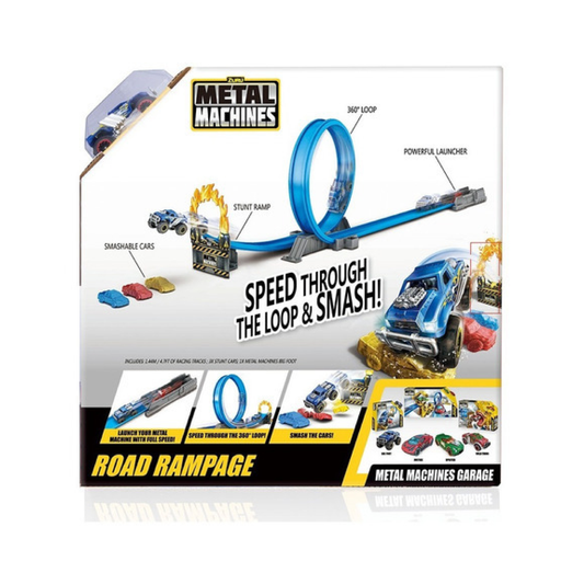 Pista De Autos Metal Machines Road Rampage