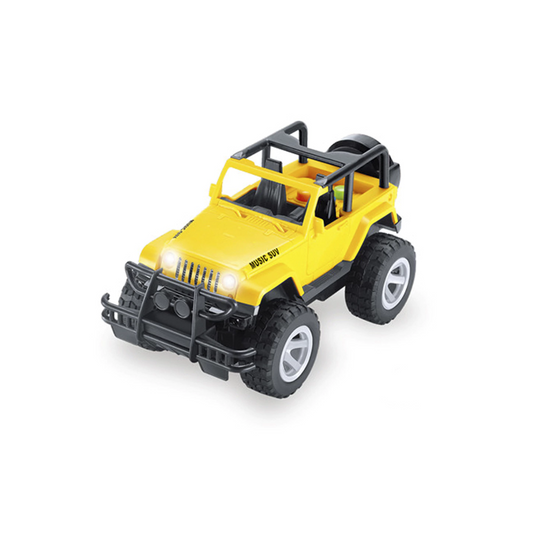 Auto Todoterreno 4x4 Con Luces Y Sonido Isakito