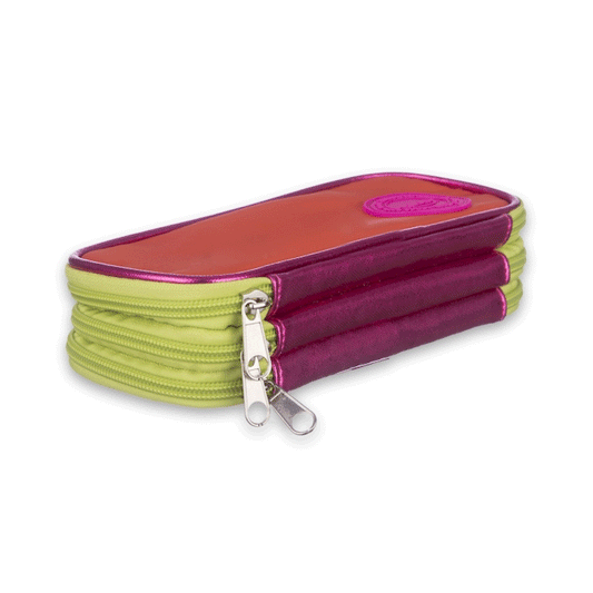 Canopla 3 Pisos Glitter Naranja Talbot