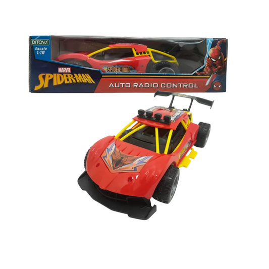 Auto Radio Control Escala 1:18 Spiderman Ditoys
