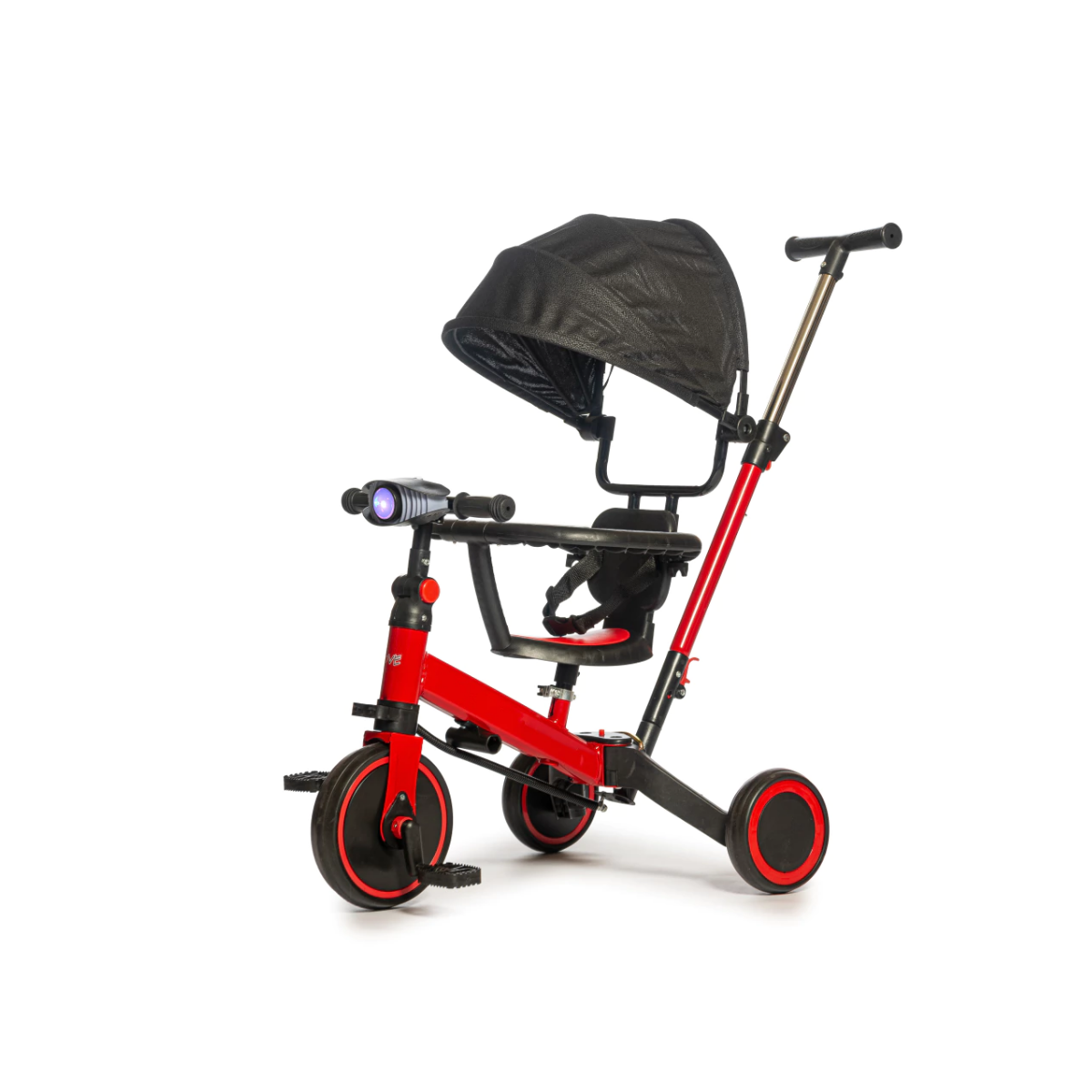 Camicleta 2 en 1 con Capota, Luces y Sonido - Color Rojo