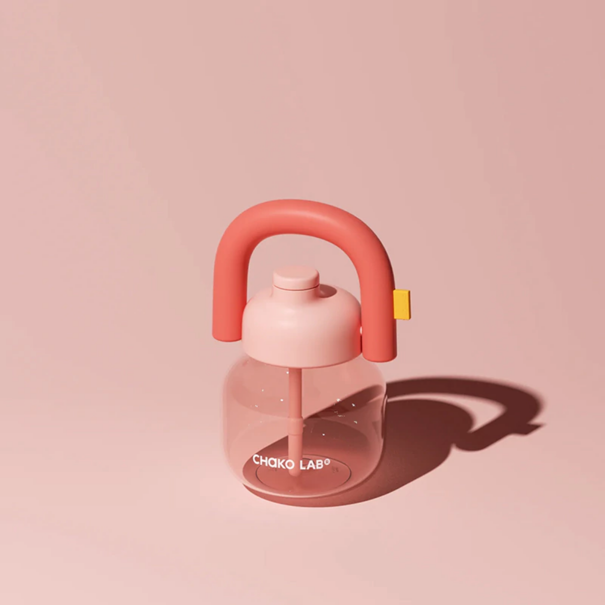 Botella Rosa Pastel Lin Lin Kettle Plastico Chako Lab 1150 m