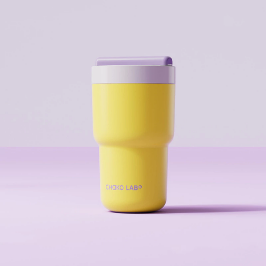 Vaso Térmico Amarillo y Violeta Twist Tumbler Chako Lab 530 ml