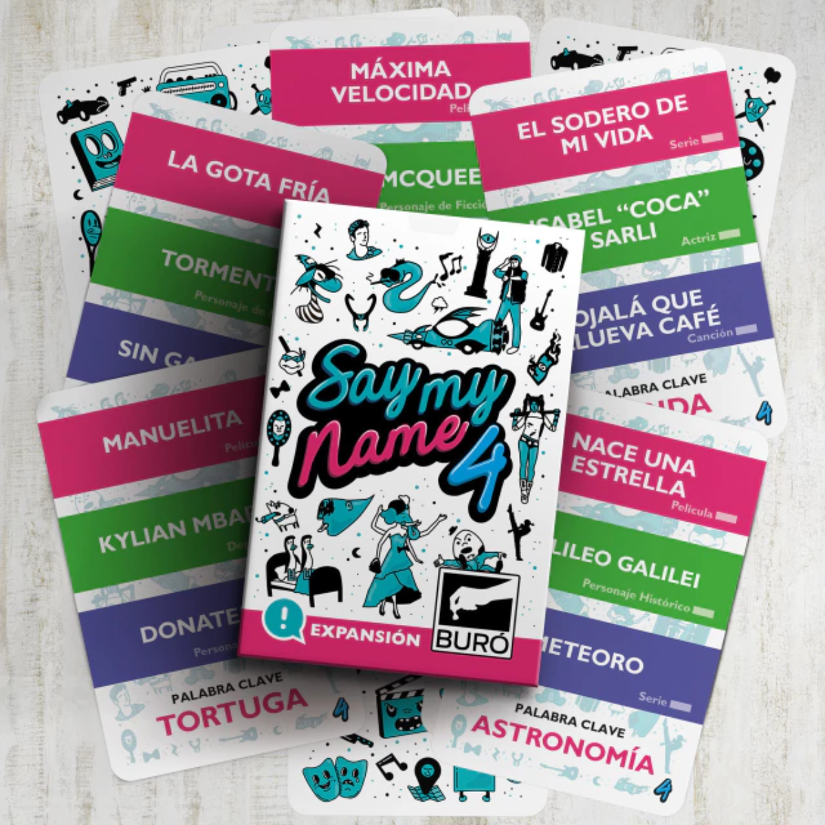 Juego De Cartas Say My Name 4 Expansión Buró