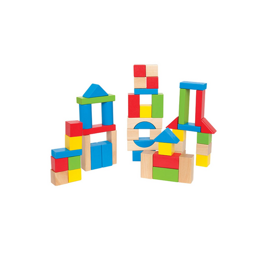 Bloques de Construcción de Madera de Juguete 50 Piezas Hape Alparamis