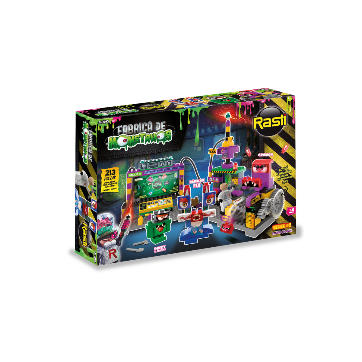 Juego De Construcción Fábrica De Monstruos Rasti