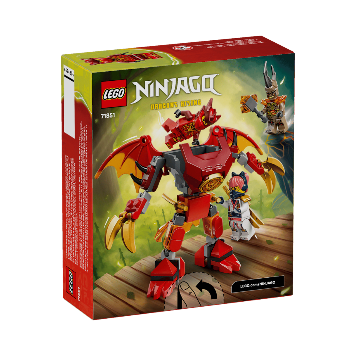 LEGO® NINJAGO® Pack de Batalla: Meca Dragón de Kai