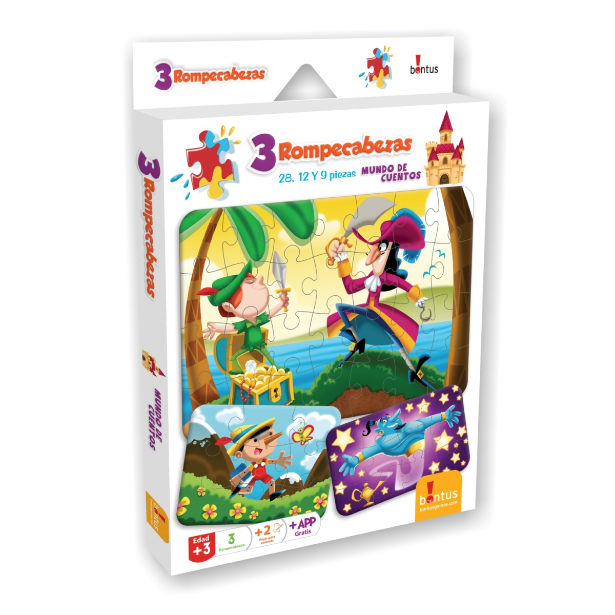 Rompecabezas Mundo De Cuentos Bontus