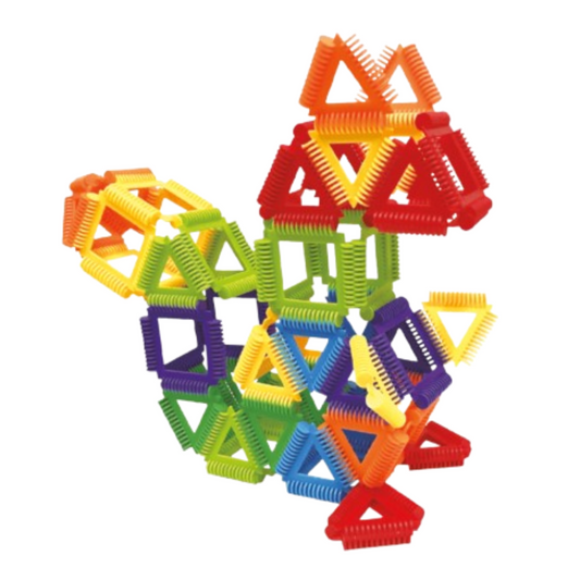 Juego De Construcción Geometrik Forms 72 piezas Ditoys