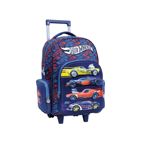 Mochila Hot Wheels Fast con Carrito 18