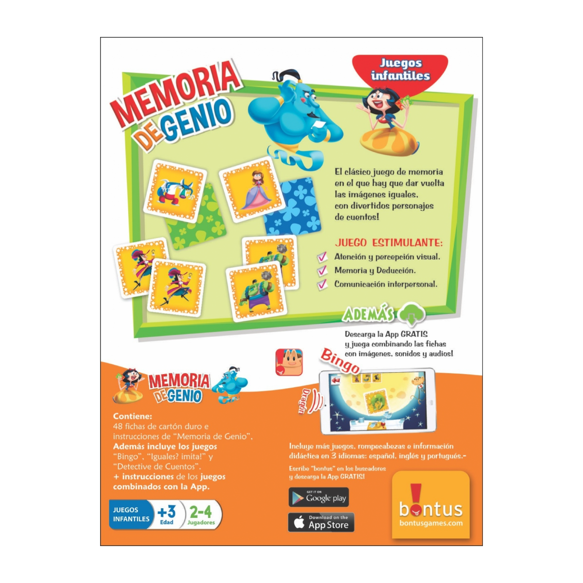 Jugo de Mesa Memoria De Genio Bontus