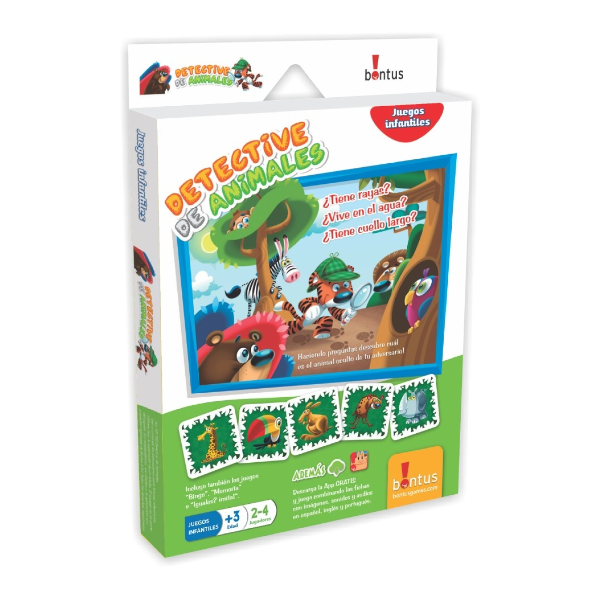 Juego de Mesa Detective De Animales Bontus