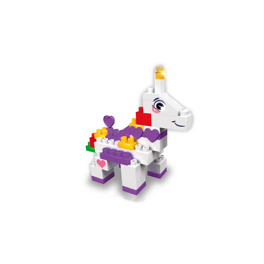 Juego De Construcción Blocky Mini Unicornio Fantasía Rasti