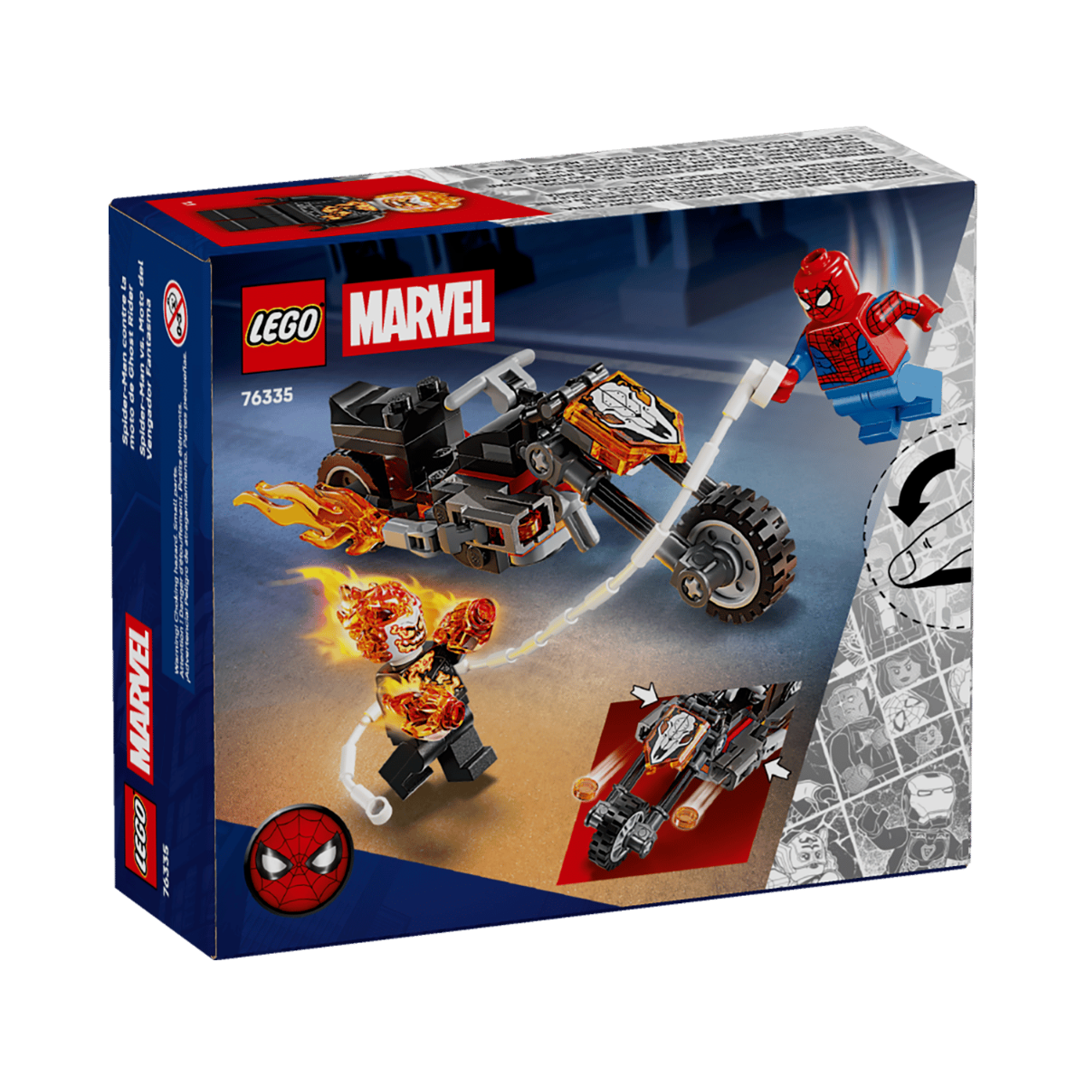LEGO® Marvel Spider-Man vs. Ghost Rider En Motocicleta