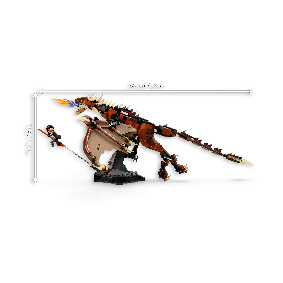 Lego Harry Potter Dragón Colacuerno Húngaro