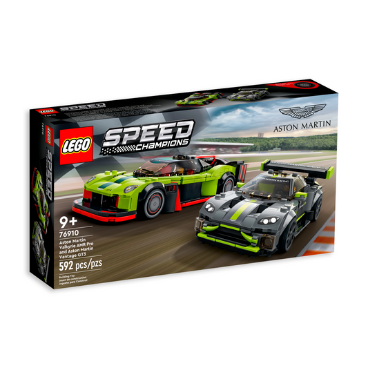 Lego Speed Champions Aston Martin Valkyrie y Martin Vantage