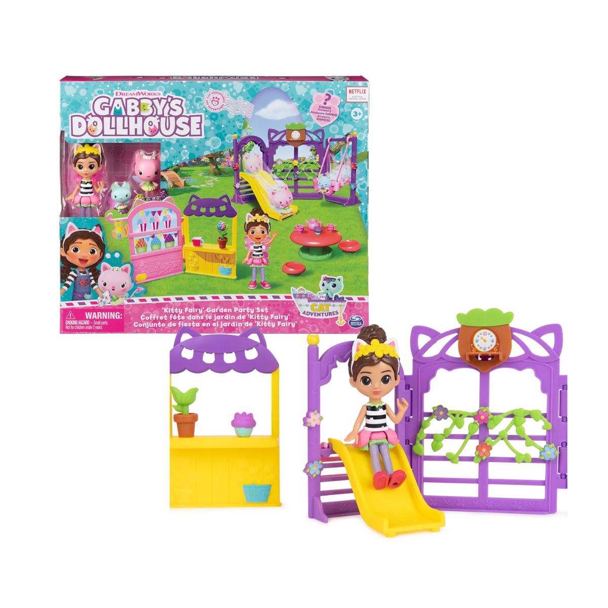 Playset Jardín Kitty Fairy La Casa de Muñecas de Gabby