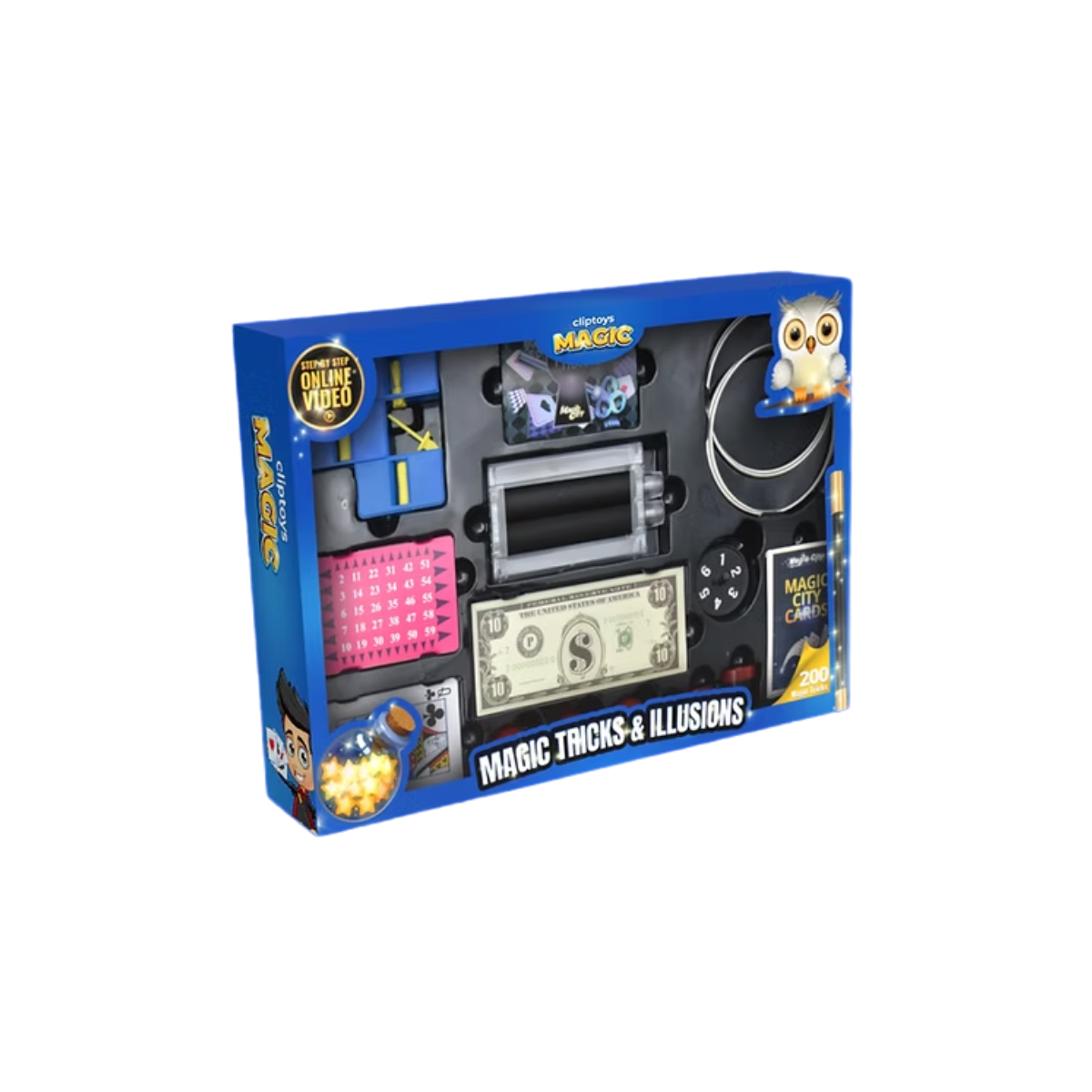 Juego De Magia Set De Ilusiones Y Trucos Cliptoys