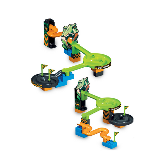 Laberinto De Bolitas 20 Piezas Dinosaurio T-Rex City Ball