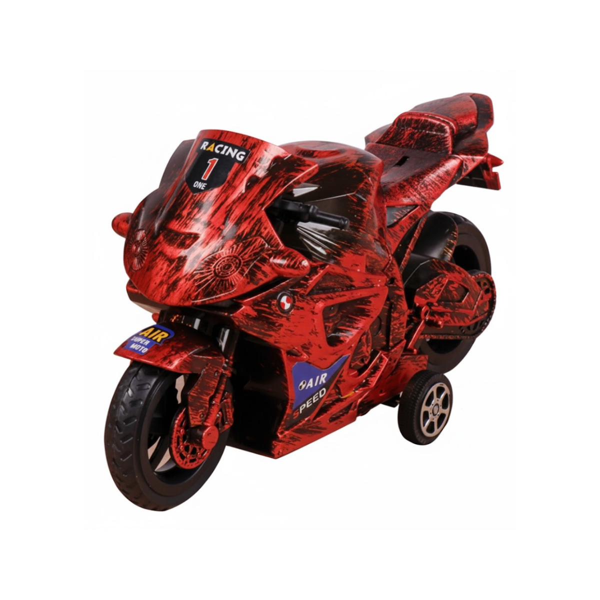 Moto a Fricción Roja