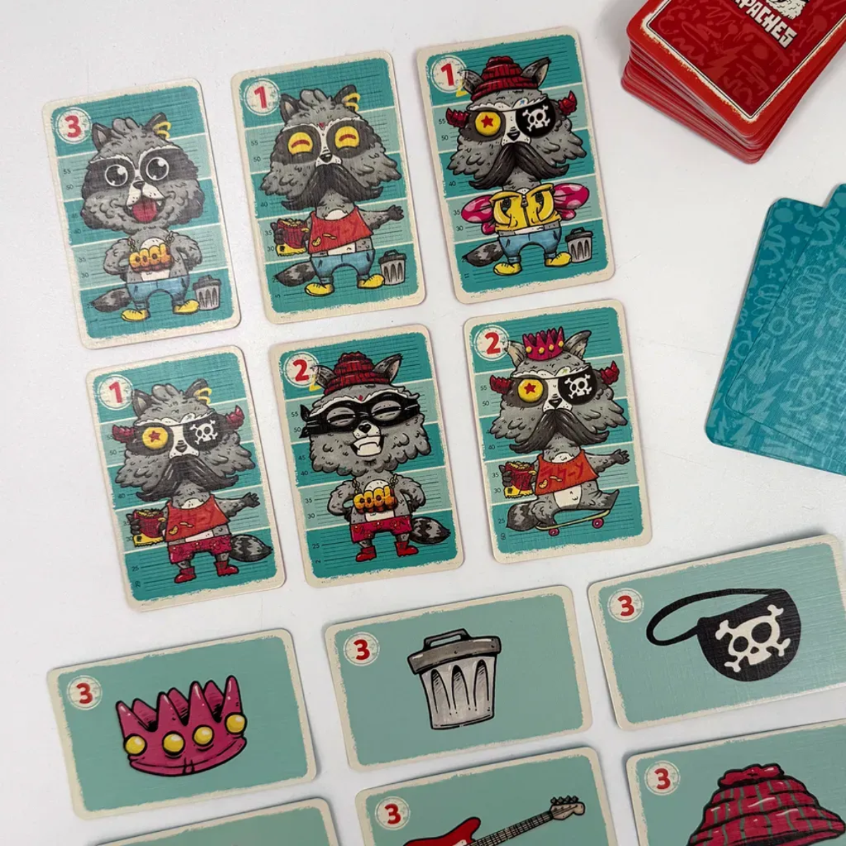 Juego de Mesa Mapaches – Estrategia y Recolección