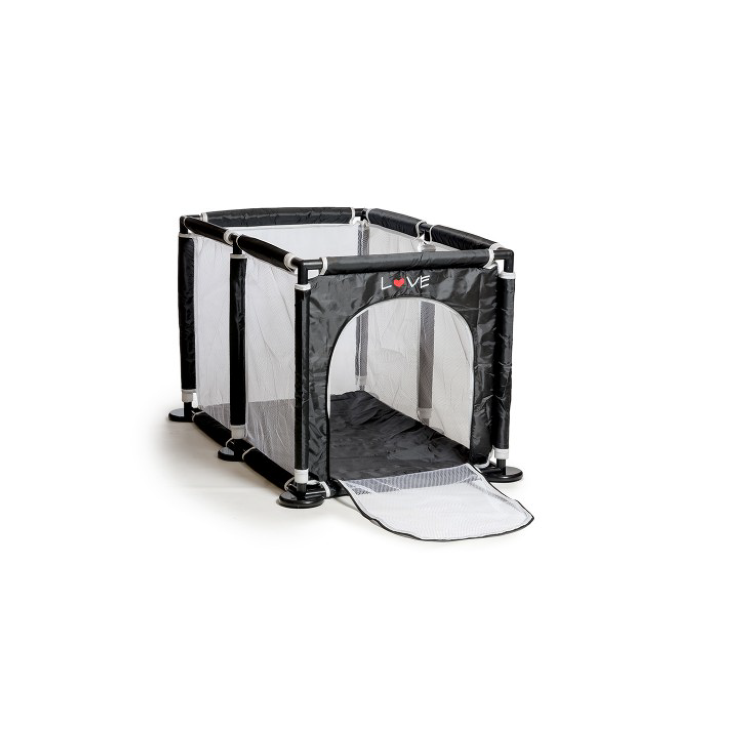 Cuna Corralito Negra 93x60 Love