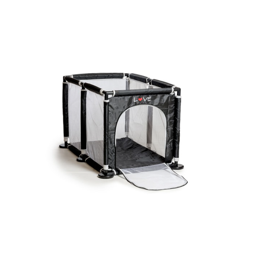 Cuna Corralito Negra 93x60 Love