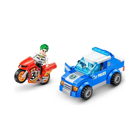 Max-Max City 125 Brick Box – Playset de Policía