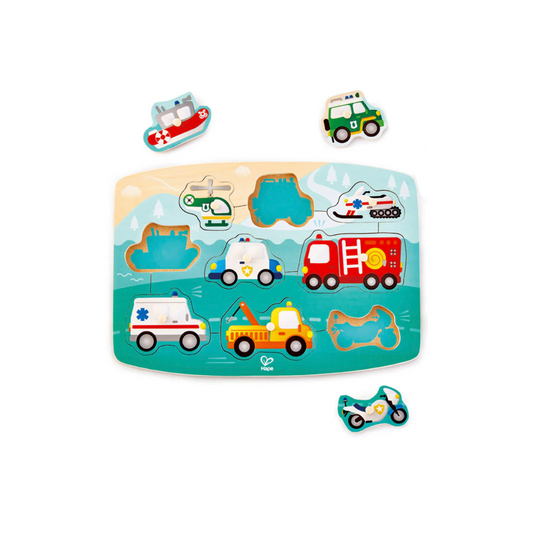 Puzzle Rompecabezas Vehículos De Emergencia Alparamis