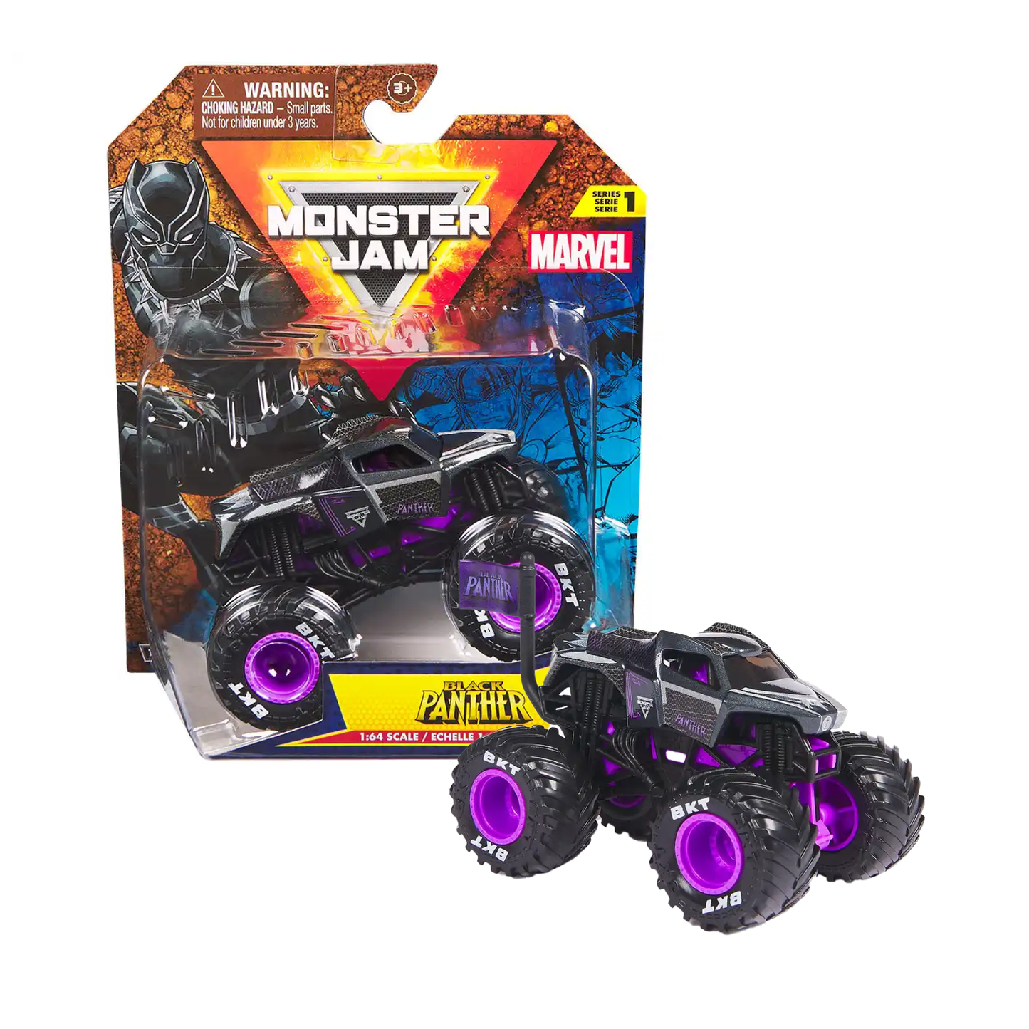 Vehículo Monster Jam Surtido Marvel 1:64 Caffaro
