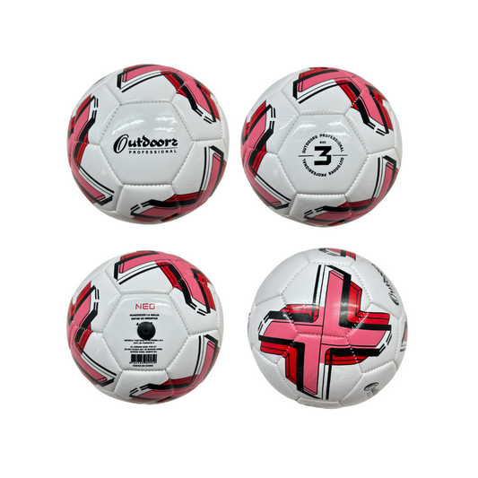 Pelota De Fútbol Neo N3 Rosa Pvc
