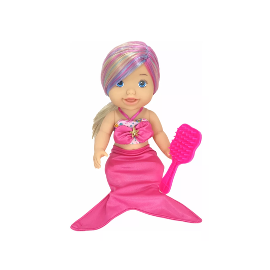 Muñeca Pequeña Sirena Con Accesorios
