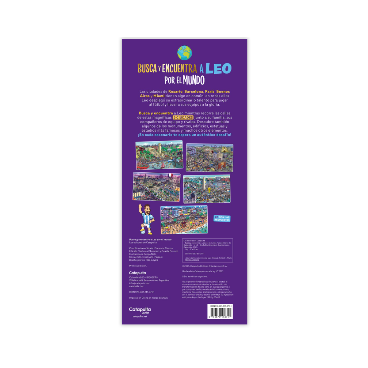 Libro Infantil Busca y Encuentra a Leo por el Mundo