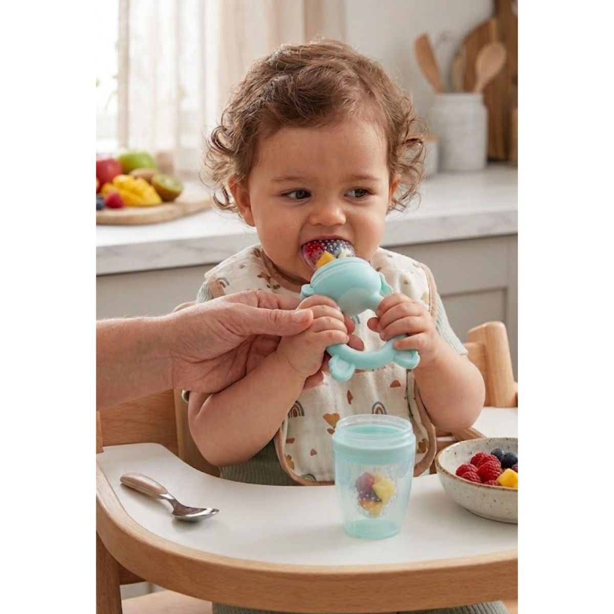 Chupetón Alimentador para Bebé Frutas y Sólidos