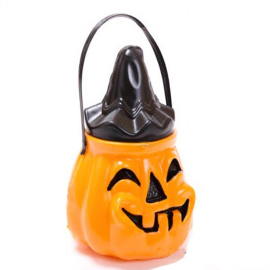 Caramelera Calabaza Con Tapa Color Naranja