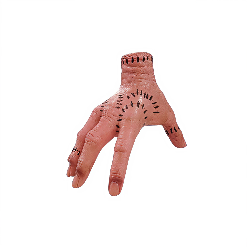 Mano Merlina con Cicatriz de Silicona Halloween (x1)