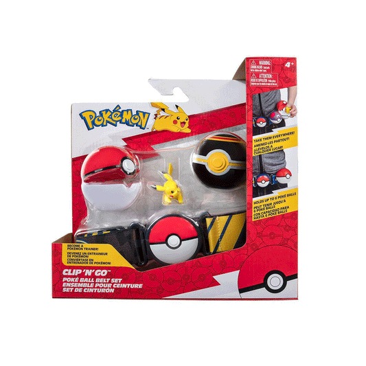 Cinturón entrenador de Juguete Clip n' Go Pokemon