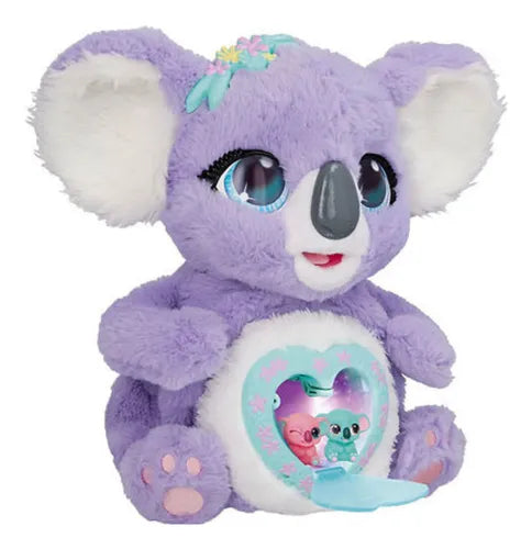 Peluche Koala Mama C/ Bebes Luz Sonido Interactivo Club Petz