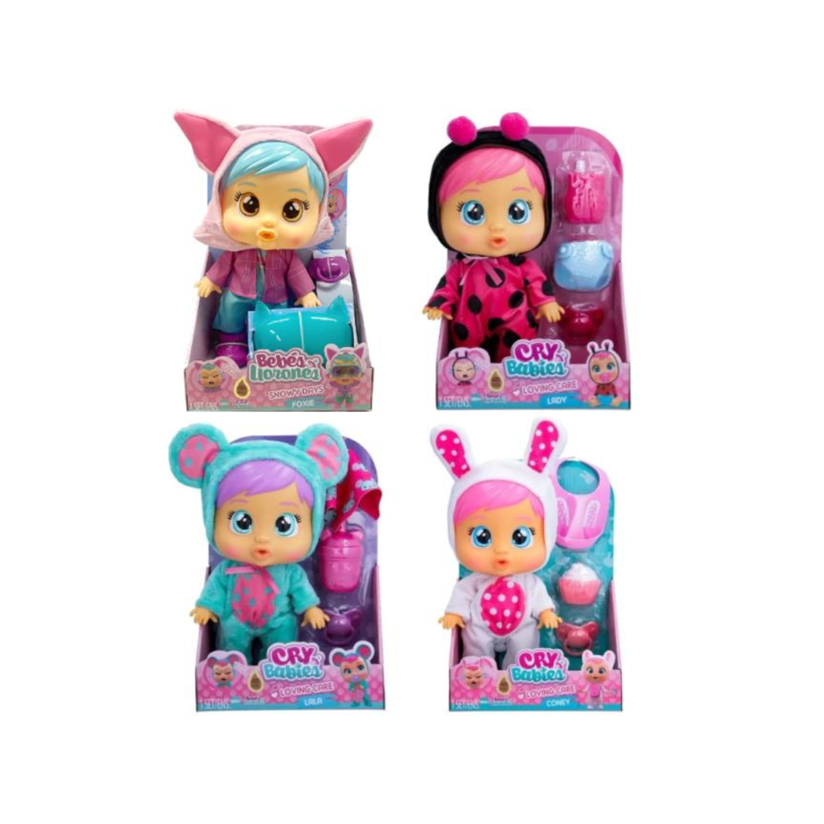 Muneca Cry Babies Loving Care JUGUETERIAS MONOCOCO