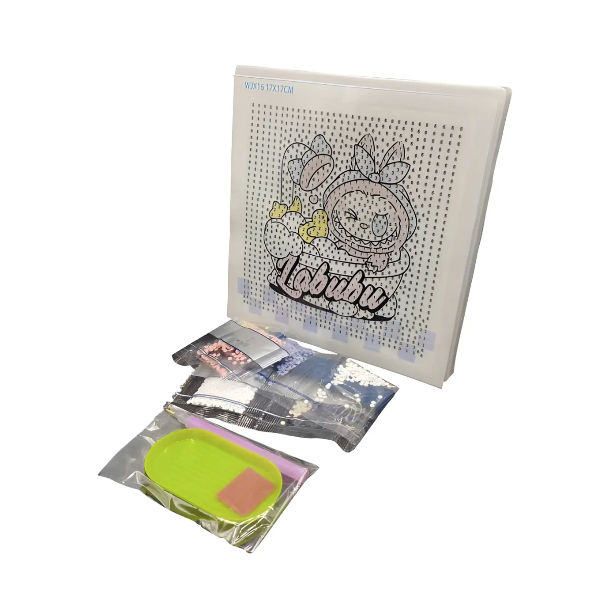 Set de Diamond Painting Labubu 17x17 cm