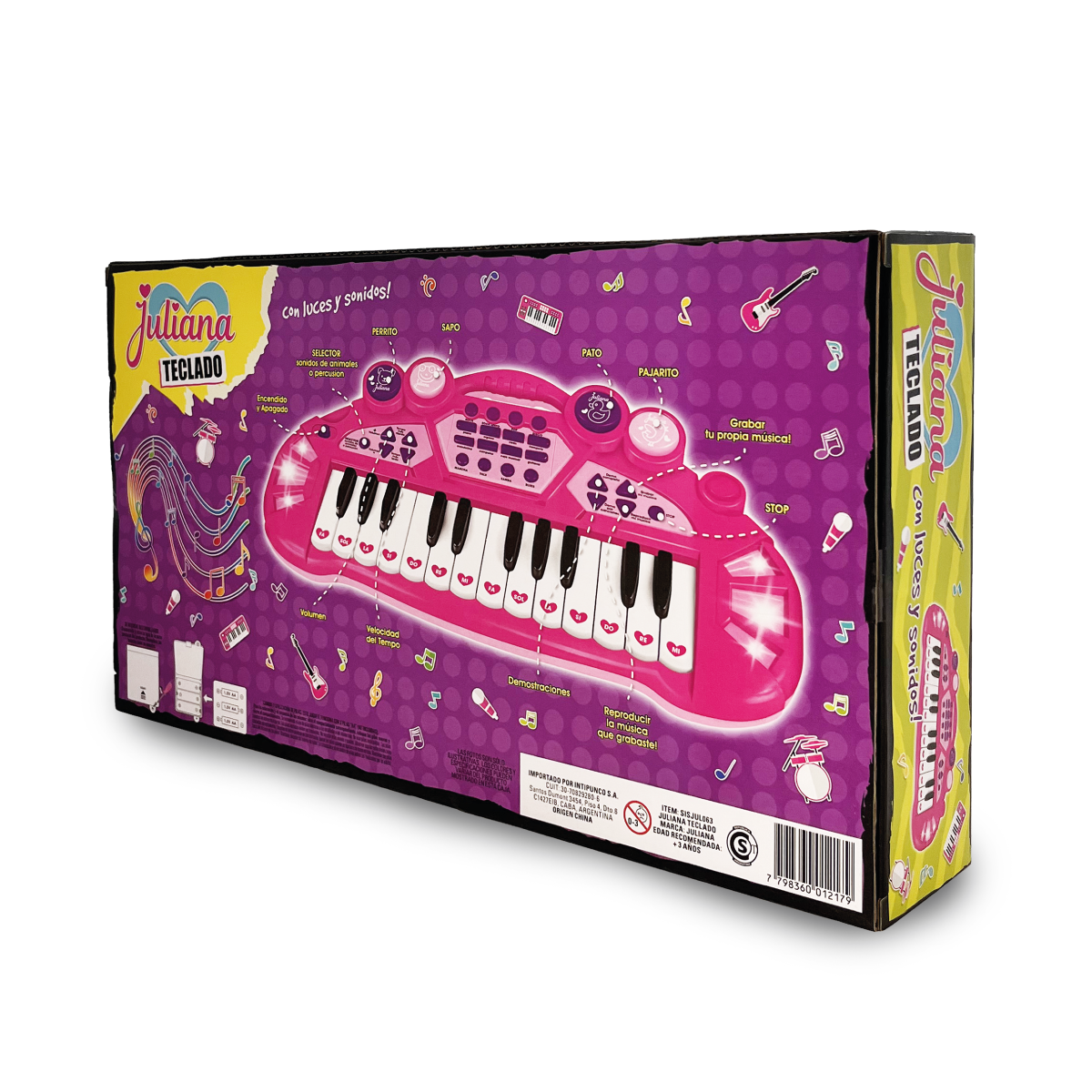 Juliana Teclado con Luz y Sonido