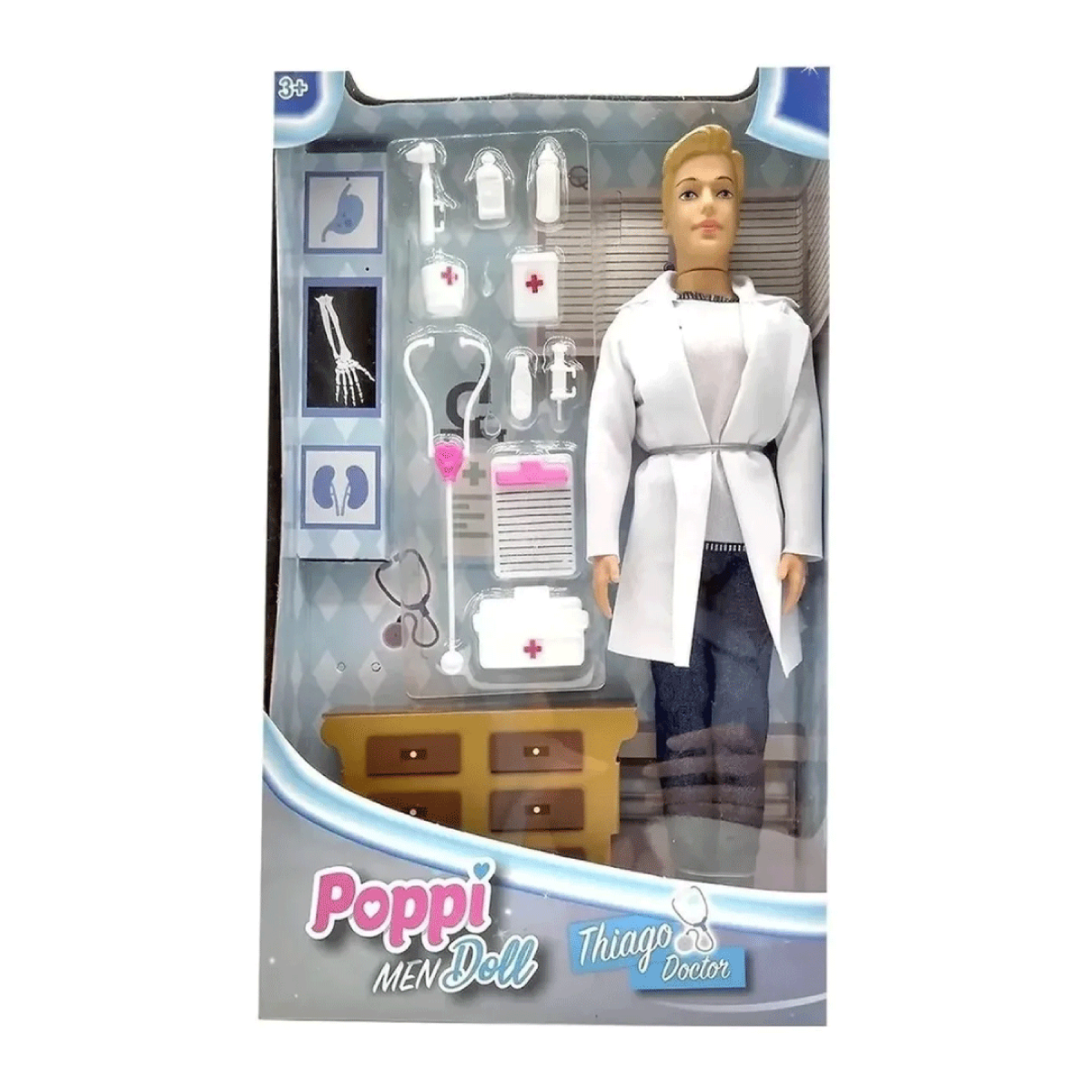 Muñeco Thiago Doctor Poppi Men Doll