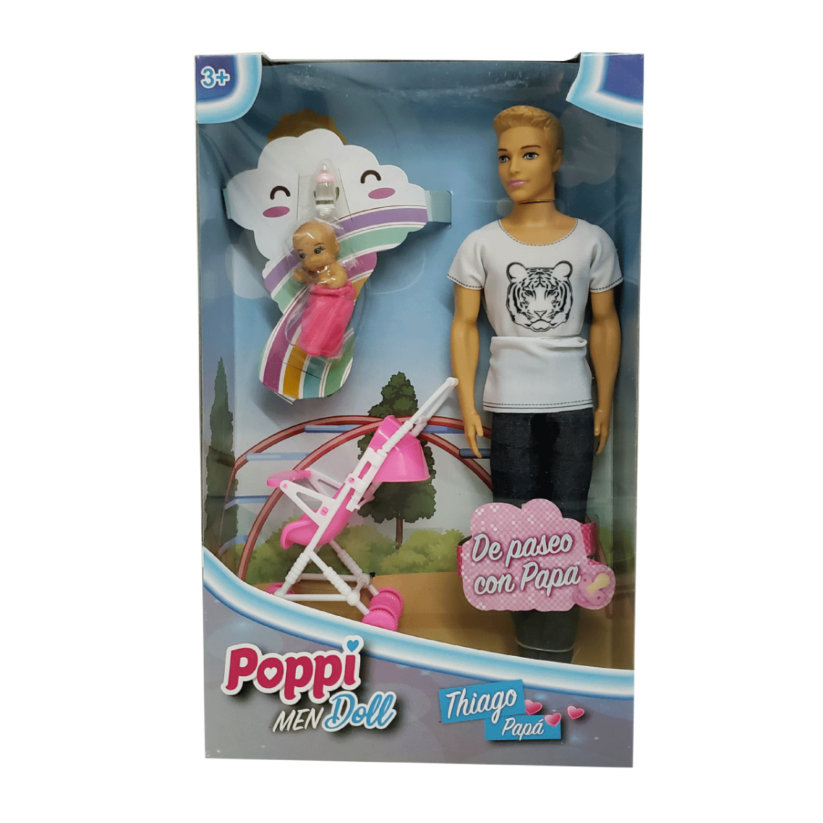 Muñeco Thiago Papá Poppi Men Doll