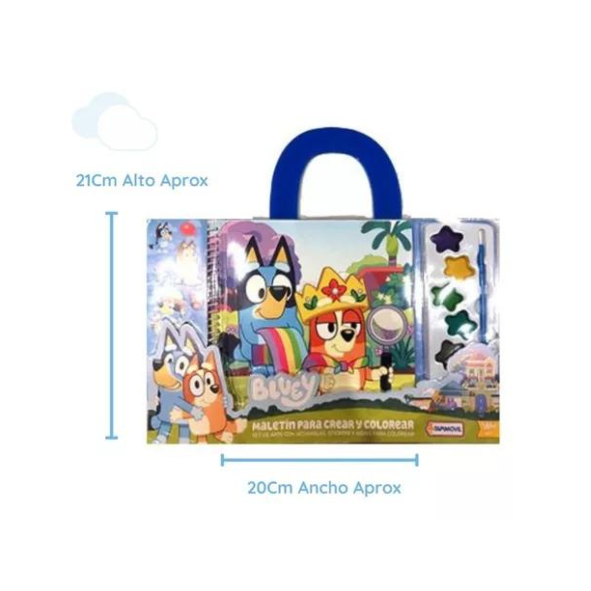 Maletin Bluey Crear y Colorear Tapimovil