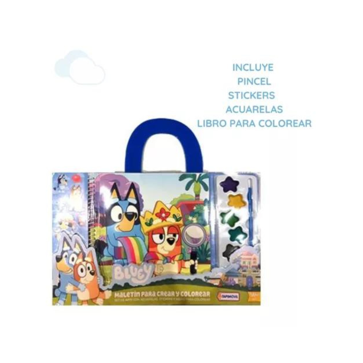 Maletin Bluey Crear y Colorear Tapimovil